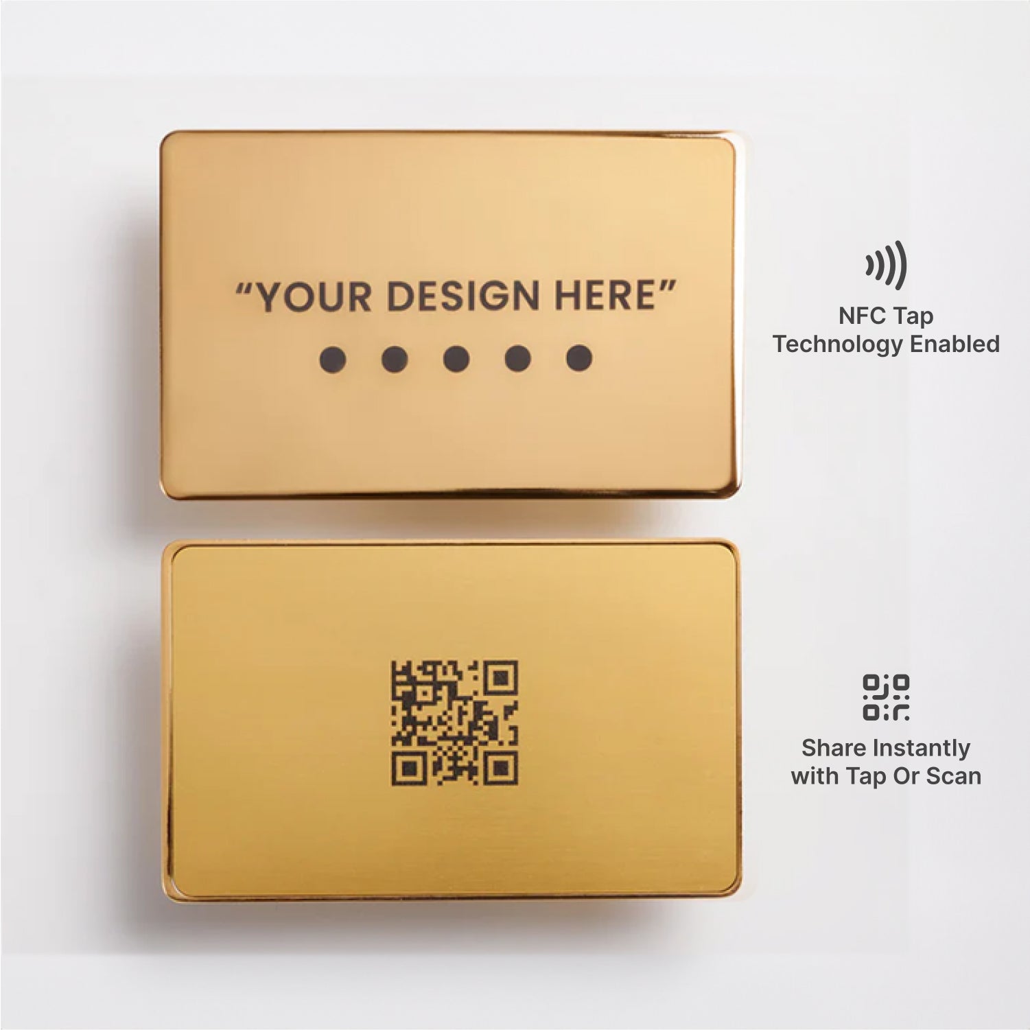 24k Gold NFC Business Cards